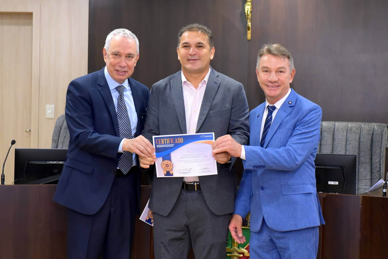 caer-recebe-selo-de-responsabilidade-judiciaria-no-pagamento-de-precatorios