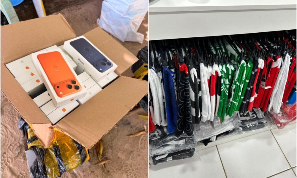 receita-federal-apreende-roupas-e-celulares-falsificados-em-loja-de-boa-vista