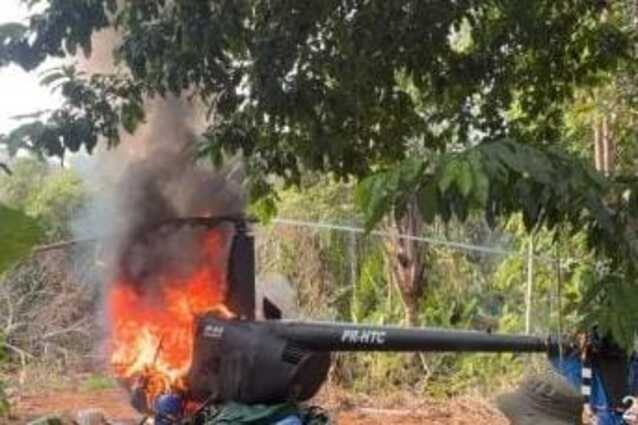 fab-intercepta-helicoptero-vindo-da-venezuela-e-aeronave-e-destruida-em-roraima